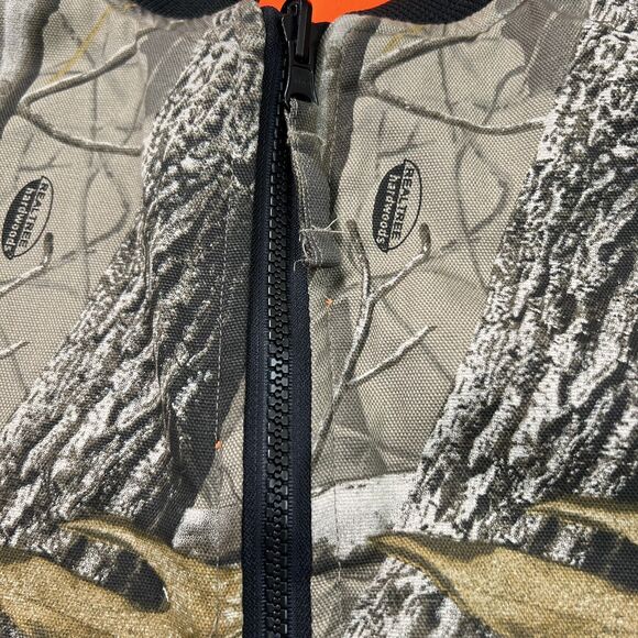 Bob Allen Reversible Camouflage Vest Mens 2XL Realtree Hardwoods Hunting - Picture 11 of 11